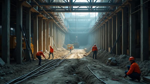 Alimenter un chantier avant que le réseau soit raccordé