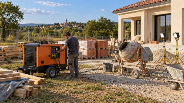 Solutions pour alimenter un chantier en attendant le raccordement