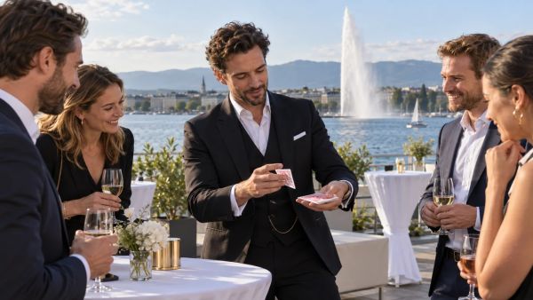 Top 5 magiciens à Genève pour animer votre événement d'entreprise